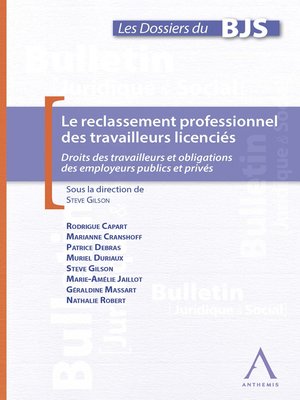 cover image of Le reclassement professionnel des travailleurs licenciés